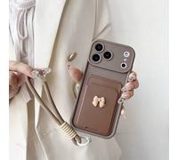 Shein 1 pieza Funda de teléfono con portacartas DIY Corazón 2026 Último modelo de gato talla grande vendido para [Versión Internacional No Local Funda de te