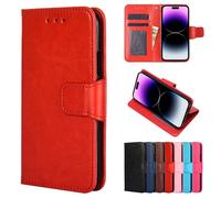 Shein 1 pieza Funda de teléfono con tarjetero y marco de foto rojo compatible con Apple/Air/17 OnePlus Nord N300, Apple 16E, 11, 12, 13, 14, 15 Pro Max, Gal