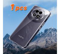 Shein 1 pieza Funda de teléfono diseñada como un estuche protector transparente de TPU, compatible con Realme C67 5G/C67 4G/C65 4G/C65 5G/C63/C63 4G/C61/C61