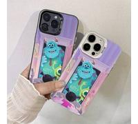 Shein 1 pieza Funda de teléfono linda con diseño de Monsters Inc. de para modelos de 16/15/14/13/12/11 Pro/Pro Max/Plus, que ofrece protección para la lente
