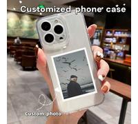 Shein 1 pieza Funda de teléfono personalizada compatible con teléfonos Apple, funda de Apple personalizada con tu propio diseño. ¡Llena de narrativa! Person