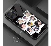 Shein 1 pieza Funda de teléfono personalizada, DIY Multi-Foto Vida Diaria, Familia, Pareja, Mascota Funda de teléfono creativa, Compatible con Samsung S24 U
