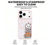 Shein 1 pieza Funda magnética apilable para teléfono Disney The Aristocats Marie Cat, linda, femenina, de dibujos animados, anime, carga inalámbrica magnéti