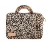 Shein 1 pieza Funda para portátil a prueba de golpes y resistente al agua LISEN con estampado de leopardo marrón, se ajusta a T495/X390/X395/X1 Carbon 2023/