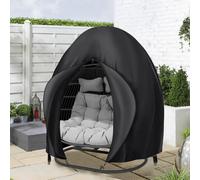Shein 1 pieza Funda para silla colgante tipo huevo para patio, funda para silla colgante tipo hamaca de muebles de exterior, funda para silla colgante tipo