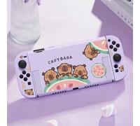 Shein 1 pieza Funda protectora con diseño de animal lindo, compatible con Switch OLED/Switch NS/New Switch 2 (2025, 7.9 pulgadas), diseño ultraligero, resis