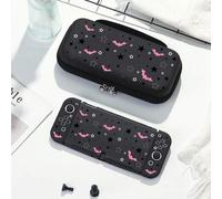 Shein 1 pieza Funda protectora con elementos de Halloween como murciélago, luna y estrella/Funda protectora transparente con brillo, compatible con Switch2/