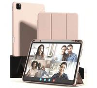 Shein 1 pieza Funda protectora con ranura para lápiz, cubierta trasera suave de TPU, función de suspensión/activación automática para iPad 10.2" 9th/8th/7th