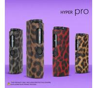 Shein 1 pieza Funda protectora de piel de imitación con estampado de leopardo para Glo HYPER Pro, superficie suave antideslizante, protección perfectamente