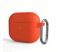 Shein 1 pieza Funda protectora de silicona de unicolor, apta para AirPods, a prueba de golpes y resistente a los arañazos, disponible en varios colores, apt