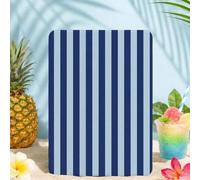 Shein 1 pieza Funda protectora para libro electrónico con patrón a rayas/cuadros azul marino, compatible con Kindle Youth/Kindle NK 11/Paperwhite 5, (A16) 1