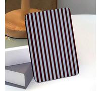Shein 1 pieza Funda protectora para libro electrónico con patrón de rayas marrón y azul, compatible con Kindle Paperwhite 5/Kindle NK 11/iPad (A16) de 11 pu