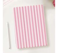 Shein 1 pieza Funda protectora para tableta con patrón de rayas rosa, compatible con Apple iPad 10.2" / iPad Pro 2021/2020, iPad 9th/10th Gen, iPad 11" 2025