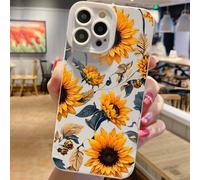 Shein 1 pieza Funda TPU mate anti-caída con diseño de ojo de girasol compatible con iPhone 16, 16 Plus, 15 Pro Max, 14 Pro Max / Galaxy, SAM / Honor X6A, X7