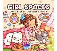 Shein 1 pieza FUZZY IN LOVE: Libro para colorear para adultos y adolescentes, diseños súper lindos de espacios acogedores y hygge para relajación. Libera em