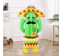 Shein 1 pieza Globo de lámina con forma de cactus extra grande de 61 pulgadas - Ideal para bodas con estilo hawaiano, fiestas de cumpleaños en la playa de v
