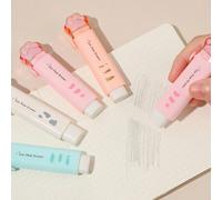 Shein 1 pieza Goma de borrar de goma con diseño de pata de gato para limpiar lápices, herramientas de corrección súper lindas para estudiantes de oficina y