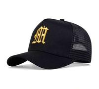 Shein 1 pieza Gorra de béisbol de malla con bordado de letra gótica para hombre
