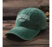 Shein 1 pieza Gorra de béisbol lavada con bordado de California West Coast estilo Y2k, adecuada para deportes al aire libre, protección solar, uso diario, c