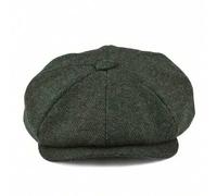 Shein 1 pieza Gorra Newsboy para hombre, clásica gorra de tweed de espiguilla de lana estilo Peaky Bakerboy, Gatsby, Ivy, irlandesa para conducir