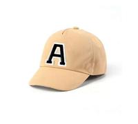 Shein 1 pieza Gorra para niños pequeños con patrón de 26 letras, gorra para niños y niñas, gorra de béisbol, gorra con visera para el sol, adecuada para act