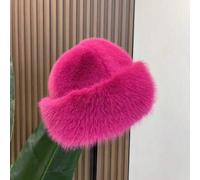 Shein 1 pieza Gorro de orejeras de unicolor de piel sintética de visón suave, accesorio esencial de ropa de otoño/invierno, serie de Oriente Medio