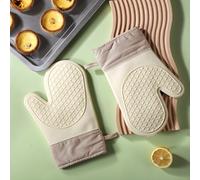 Shein 1 pieza Guantes para horno blanco resistente al calor