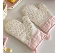 Shein 1 pieza Guantes resistentes al calor y antideslizantes - Manoplas para horno de cocina - Guantes de silicona para horno - Herramientas de cocción para