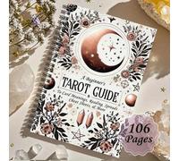 Shein 1 pieza Guía de Tarot - Una guía para principiantes sobre los significados de las cartas, la lectura, los spreads, las hojas de referencia y talla gra