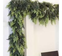 Shein 1 pieza Guirnalda de plástico de 66 cabezas de roten, 180cm, adecuada para decoración colgante de escaleras interiores, decoración central de mesa, de