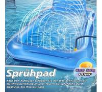 Shein 1 pieza Hamaca de agua inflable para adultos, cama de bronceado 2 en 1, silla de piscina con reposacabezas, fabricada en PVC reforzado, resistente a l