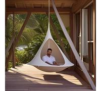 Shein 1 pieza Hamaca para exteriores, silla colgante de muebles para patio, hamaca columpio tipo mariposa, hamaca de camping para exteriores, de tela Oxford