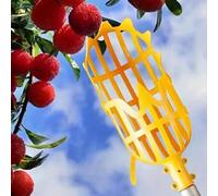 Shein 1 pieza, herramienta para recolectar frutas de alta altitud en huerto, para recolectar longán, lichis, ciruelas, nísperos, albaricoques, yangmei, caqu