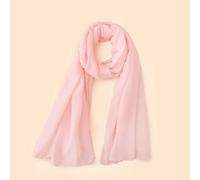 Shein 1 pieza Hijab/Chal largo de unicolor, adecuado para usar en mezquitas, pañuelo ligero para protección solar