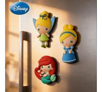 Shein 1 pieza Imán de nevera de PVC 3D con licencia oficial de Disney - Imanes lindos de Campanilla, Ariel y otros personajes para decorar el refrigerador,