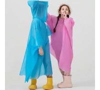 Shein 1 pieza Impermeable de EVA para niños - Elegante, portátil y reutilizable poncho de lluvia con bolsillo grande para niños y niñas, ideal para jardín d