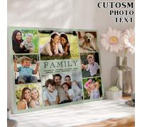 Shein 1 pieza Impresión de fotos personalizadas en lienzo - Arte de pared personalizado para dormitorio, sala de estar, boda, mascota, familia, pareja, amig