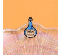 Shein 1 pieza Insignia de Poción Azul - "FELICES PARA SIEMPRE VERDADERO AMOR" - Accesorio caprichoso para cosplayers y ferias del renacimiento