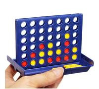 Shein 1 pieza Juego de 2-en-1 Conecta 4 y Tres en Raya 3D apilable, Juego de mesa portátil y plegable, Juego de bolsillo compacto para viajar, Juego para fi