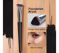 Shein 1 pieza Juego de brochas de maquillaje suaves - Brocha de base, brocha de corrector, brocha de detalle, brocha de BB cream, brocha de base de maquilla