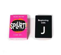 Shein 1 pieza Juego de cartas - ¡Piensa rápido. Habla primero! Juego de cartas portátil para fiestas y mesas, regalo navideño