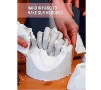 Shein 1 pieza Juego de moldes de manos 3D para parejas - Crea recuerdos eternos. Adecuado como herramienta para mejorar las relaciones entre parejas y amigo