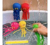 Shein 1 pieza Juguete de pulpo esponjoso de última , juguete de estrés que absorbe agua y se puede exprimir, con función de rociar agua, regalo perfecto par