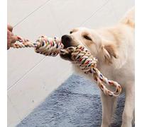 Shein 1 pieza Juguete extra grande para perros de tiro de guerra, cuerda resistente a la masticación para perros de raza mediana a grande, cuidado dental, s