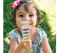 Shein 1 pieza Juguete Rainmaker Bastón de lluvia, Gotas de lluvia con cuentas Hape, Mini instrumento musical de madera para sacudir y agitar, Juguete de son