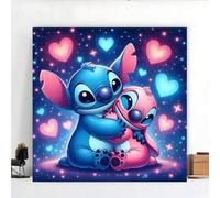 Shein 1 pieza Kit de Pintura de Diamantes 5D de Disney Stitch, Juego de Arte DIY de Diamantes Completos Vibrantes, Adecuado para Decoración del Hogar y Rega