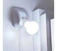 Shein 1 pieza Lámpara de pared / luz nocturna portátil de bombilla LED blanca con cable y luz adhesiva para gabinete con batería para baño / dormitorio / sa