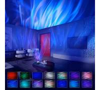 Shein 1 pieza Lámpara proyector de Luces del Norte LED, Patrones multicolor y control remoto, Proyector de galaxia y estrellas, Lámpara de noche para dormit