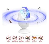 Shein 1 pieza Lámpara USB de fotocatalizador para matar mosquitos, trampa pegajosa reutilizable, silenciosa, inodora, amigable, compacta y portátil, repelen