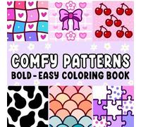 Shein 1 Pieza Libro de colorear con patrón cómodo: Adecuado para adultos y adolescentes, diseño de estilo Hygge súper lindo y cálido, te ayuda a relajarte.